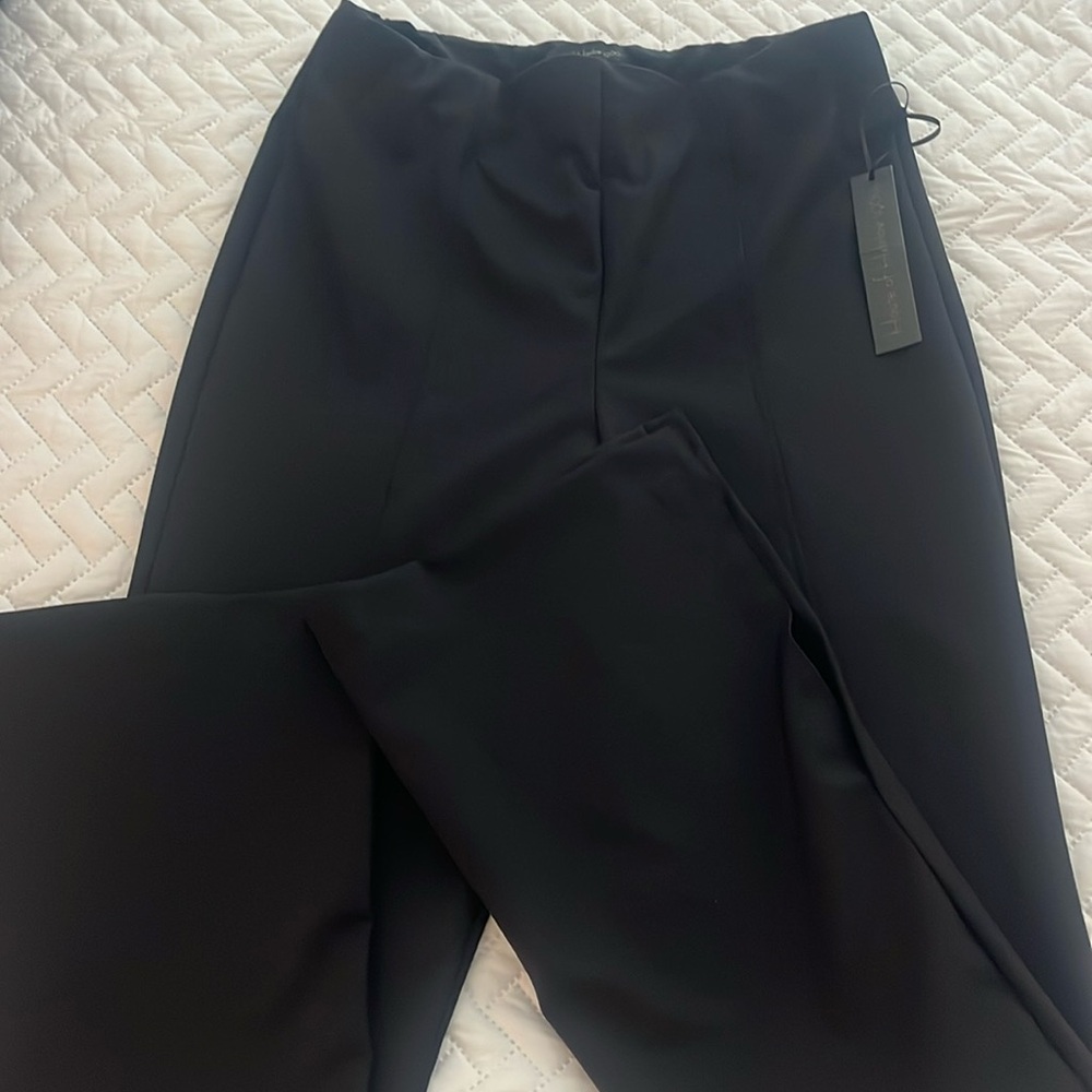 NWT - House of Harlow Black Dress Pants w/ Side Slit - Size 6